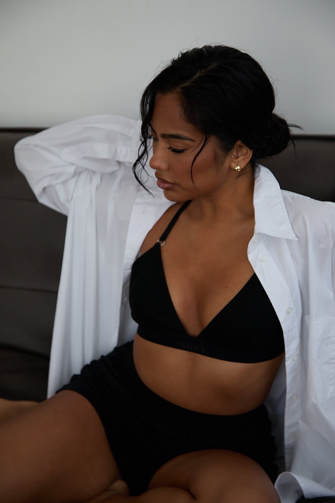 Super Soft Relaxed Boyfriend Boxer - Black - Sunde