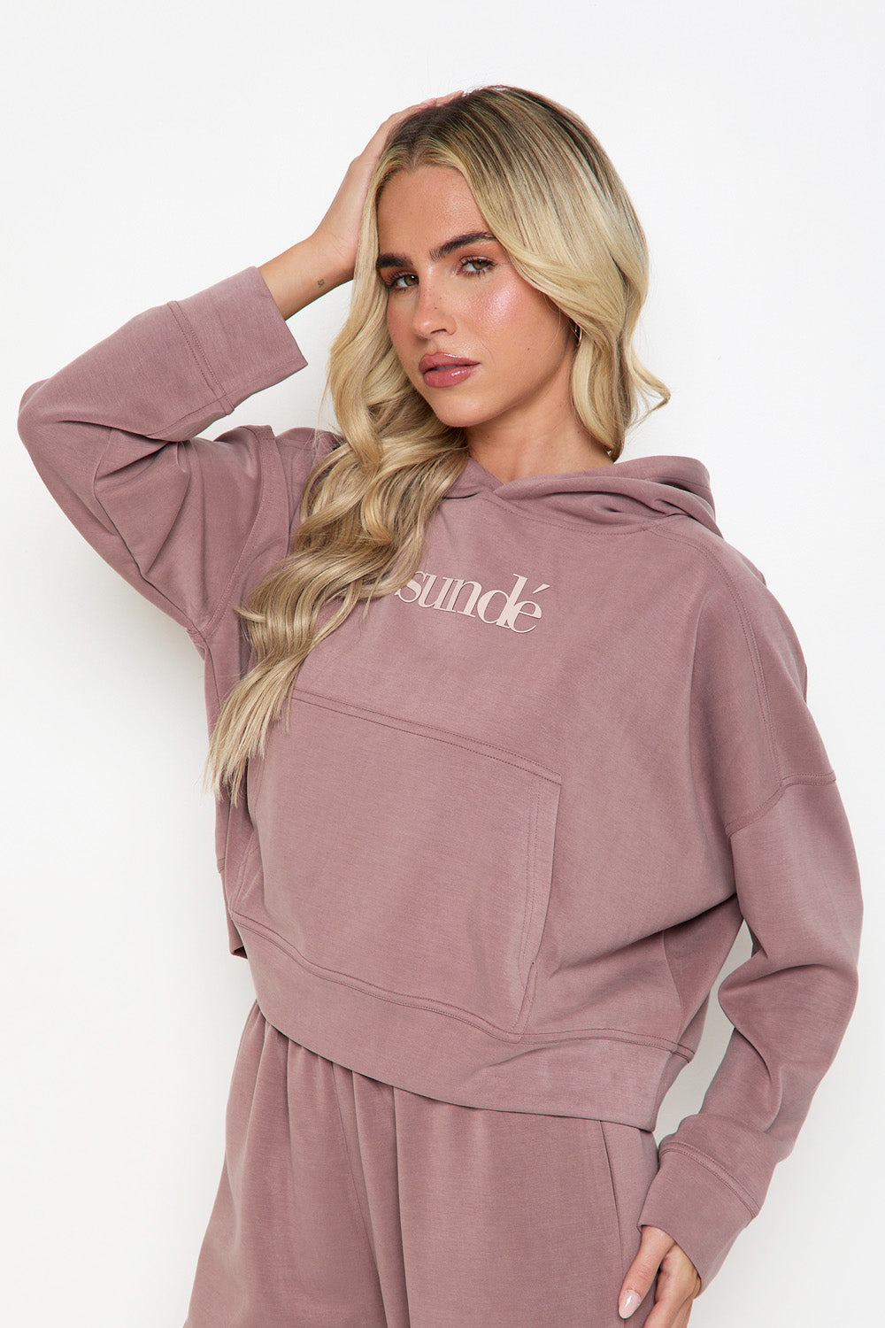 Soft Touch Boxy Lounge Hoodie – Rose Taupe (Limited Edition)