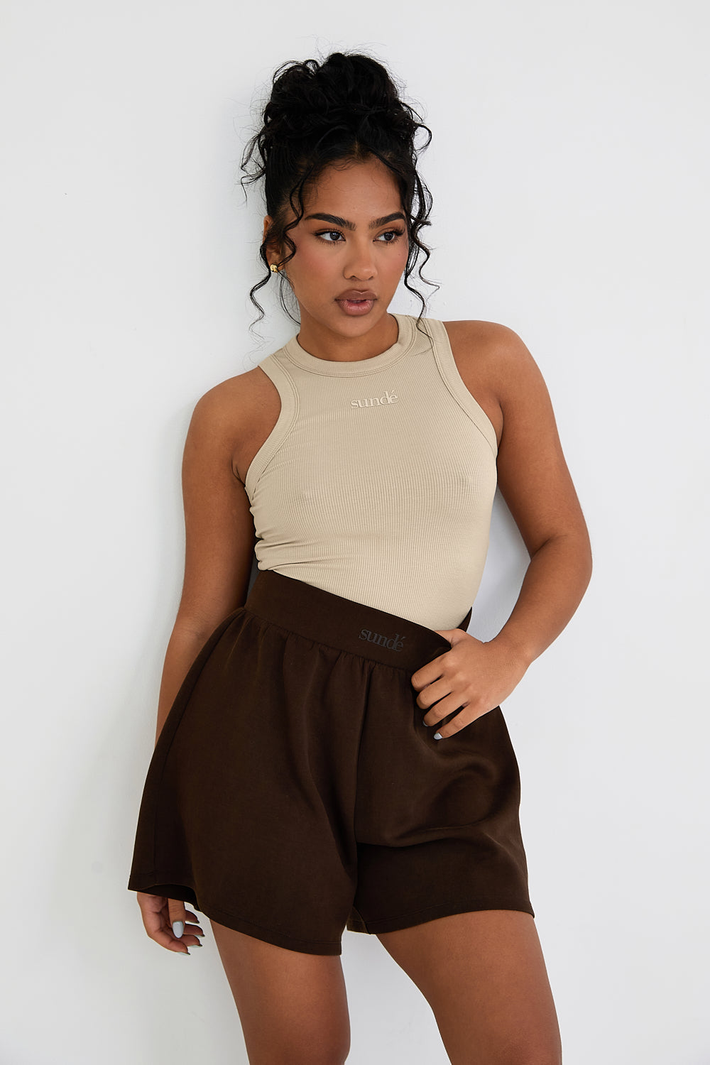 Soft Touch Lounge Short Chocolate Sunde