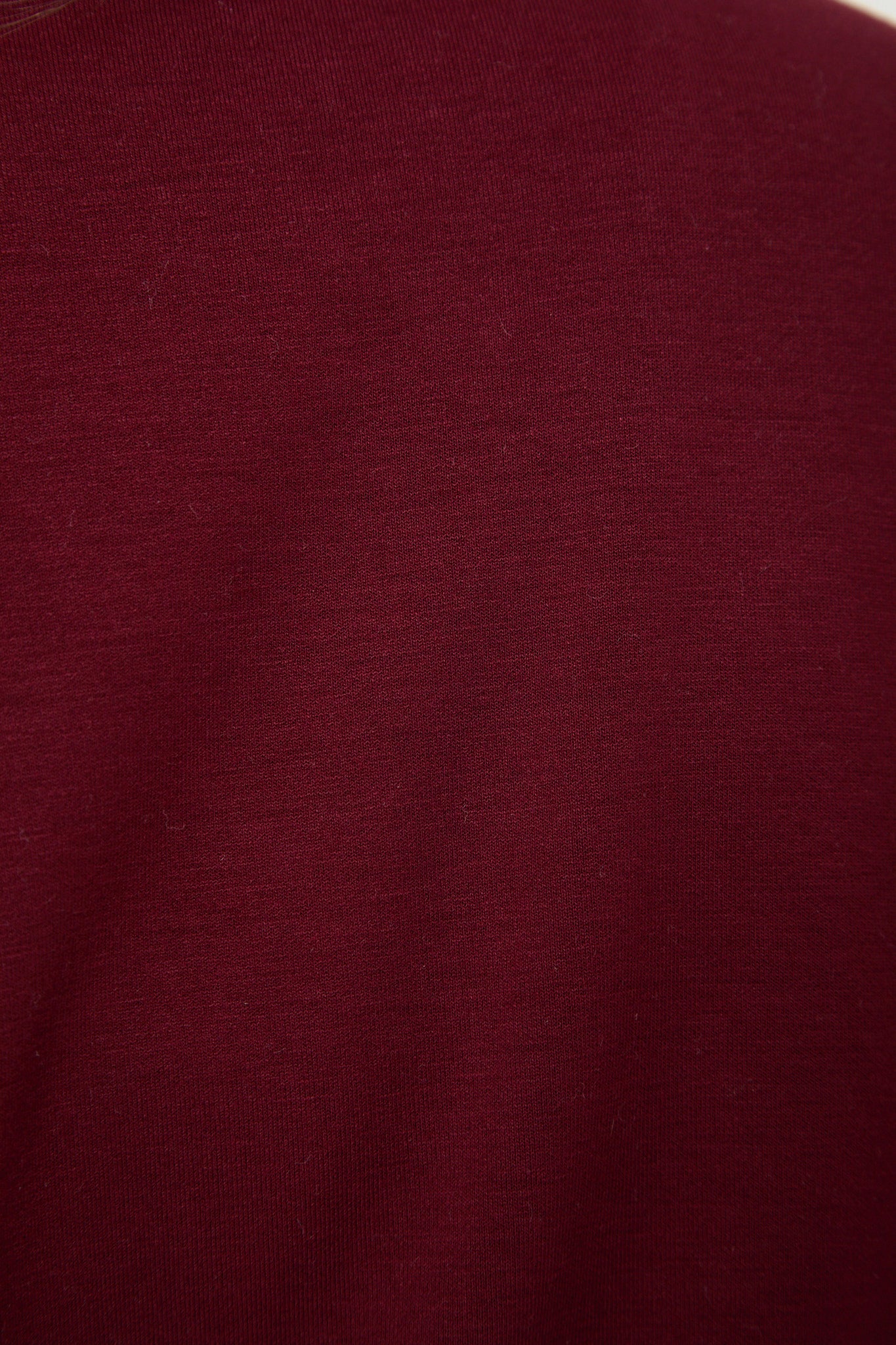 Cosy Brushed Thermal Pyjama Shirt - Cherry