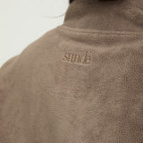 Oversized ¼ Zip Teddybear Fleece - Mocha - sundé