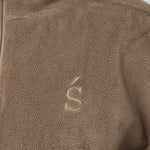 Oversized ¼ Zip Teddybear Fleece - Mocha - sundé