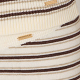 Thea Knitted Lounge Trousers - Cream Brown