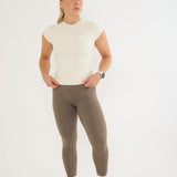 Sculpt Basic Baby Tee - Cream