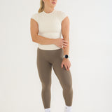 Sculpt Basic Baby Tee - Cream