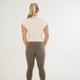 Sculpt Basic Baby Tee - Cream