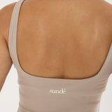 Soft Sculpt Built-in Bra Tank - Mocha