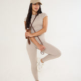 Sculpt Basic Baby Tee - Mocha