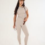 Sculpt Basic Baby Tee - Mocha