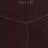 Velour Touch Wrap High-Waisted Leggings - Espresso
