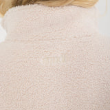 Teddy Bear 1/4 Zip Sherpa Jacket - Oat