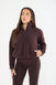 Velour Touch 1/4 Zip Sweater- Espresso - Sunde