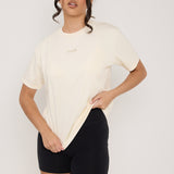 Velour Touch Wrap High-Waisted Cycling Short - Washed Black
