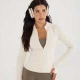 Sculpt Contour Performance Jacket - Cream