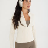 Sculpt Contour Performance Jacket - Cream
