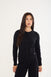 Knitted Lounge Fitted Cardi – Ebony Black