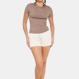 Soft Touch Shorts - Coconut Cream