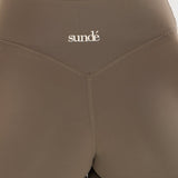 Sculpt Halter Sports Bra - Taupe