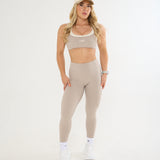 Sculpt High-Waisted Leggings -Mocha