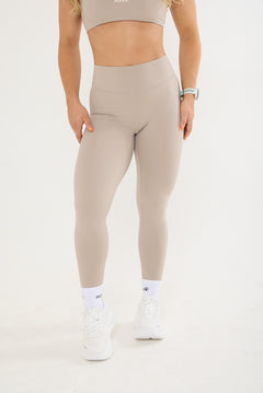 Sculpt High-Waisted Leggings -Mocha