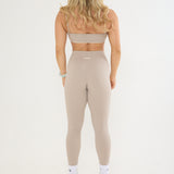 Sculpt High-Waisted Leggings -Mocha
