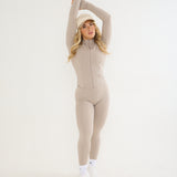 Sculpt High-Waisted Leggings -Mocha
