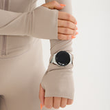 Sculpt Contour Performance Jacket - Mocha