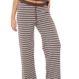 Thea Knitted Lounge Trousers - Brown Blue
