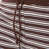 Thea Knitted Lounge Trousers - Brown Blue