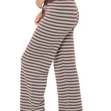 Thea Knitted Lounge Trousers - Brown Blue