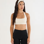 Sundé SCULPT Halter Sports Bra with fitted silhouette and halter neckline