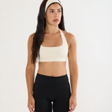 Sundé SCULPT Halter Sports Bra with fitted silhouette and halter neckline