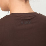 Lyocell Basic T-Shirt - Espresso - Sunde. - sundé