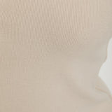 Cosy Brushed Ribbed Button Top - Oat - sundé