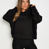 Soft Touch Lounge Hoodie - Black - Sunde