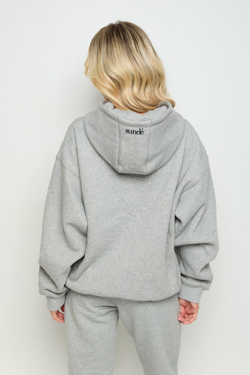 SoftBlend Oversized Hoodie - Grey Marl - Sunde