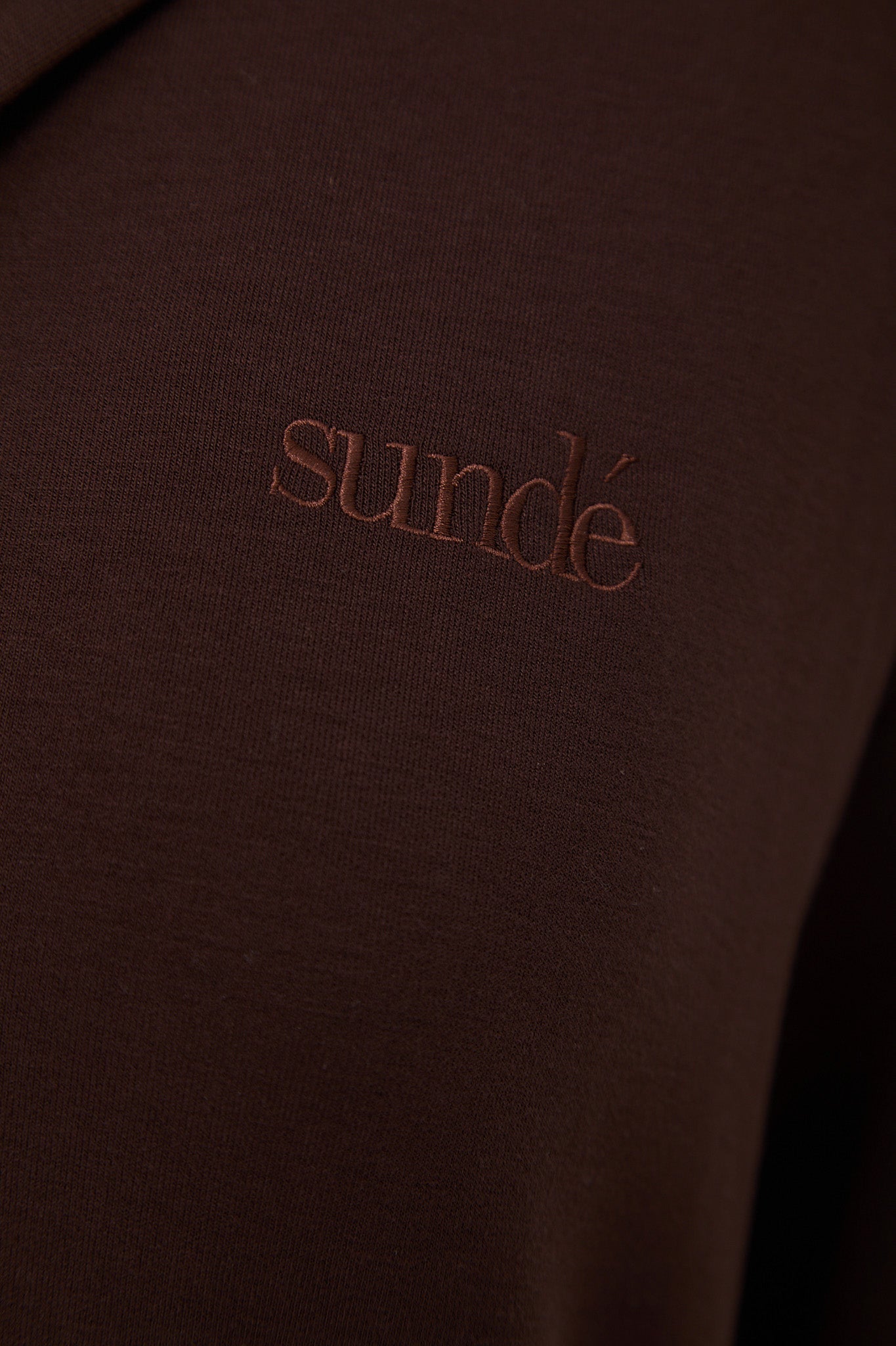 Cosy Brushed Thermal Pyjama Shirt - Espresso - sundé