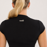 Sculpt Basic Baby Tee - Black