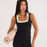 Sculpt Built-in Bra Tank - Black