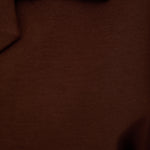 Cosy Brushed Thermal Pyjama Shirt - Walnut - sundé