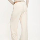 Cosy Brushed Thermal Pyjama Trousers - Cream - sundé