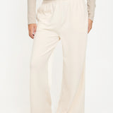 Cosy Brushed Thermal Pyjama Trousers - Cream - sundé