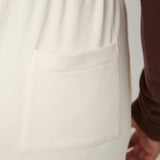 Cosy Brushed Thermal Pyjama Trousers - Cream - sundé