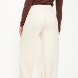 Cosy Brushed Thermal Pyjama Trousers - Cream - sundé