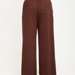 Cosy Brushed Thermal Pyjama Trousers - Walnut - sundé