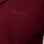 Cosy Brushed Thermal Pyjama Shirt - Cherry - sundé