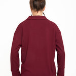 Cosy Brushed Thermal Pyjama Shirt - Cherry - sundé