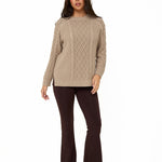 Mink Knitted Cable Jumper - Sunde - sundé