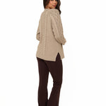 Mink Knitted Cable Jumper - Sunde - sundé