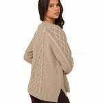 Mink Knitted Cable Jumper - Sunde - sundé
